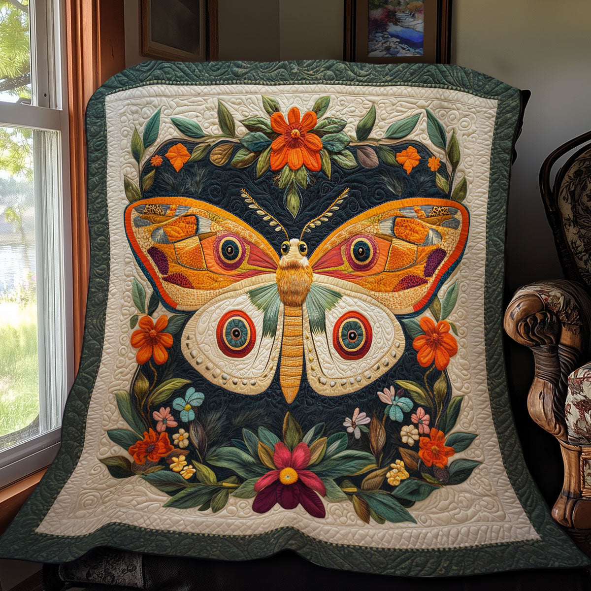 Mystery Moth CP0304005CL Quilt