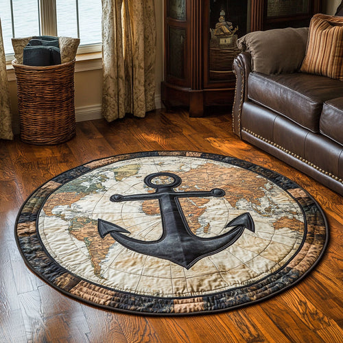 Old World CP0110071CL Quilted Round Mat