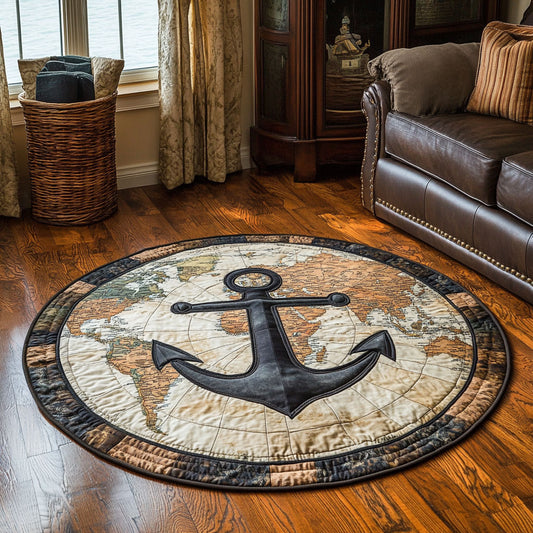 Old World CP0110071CL Quilted Round Mat