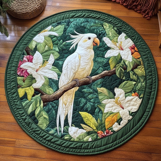 Jungle Monarch WY1408040CL Quilted Round Mat