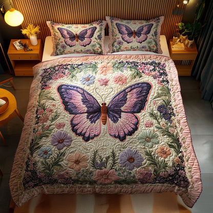 Floral Butterfly Dream WN0801076CL Duvet Cover Set