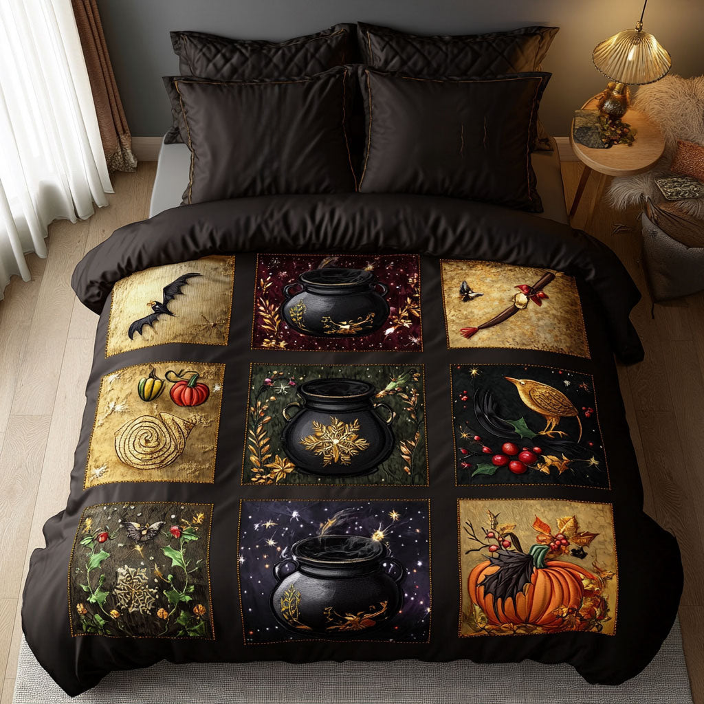 Frosted Witch Cauldron WN1408038CL Duvet Cover Set
