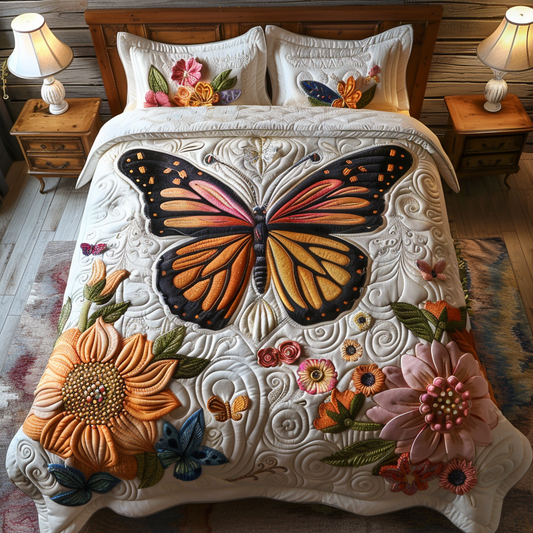 Monarch Lovers XR0104004CL Duvet Cover Set