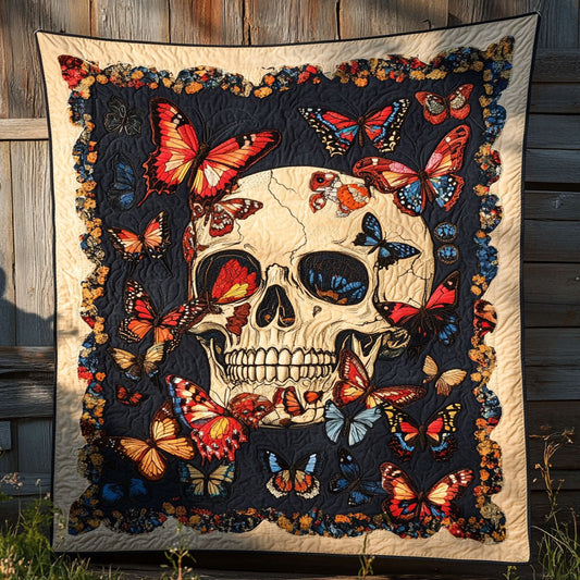 Mystic Skull Butterfly WN2309064CL Quilt