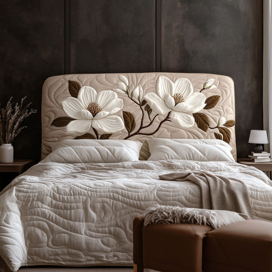 Timeless Magnolia Bloom KL1812008CL Quilted Headboard Slipcover