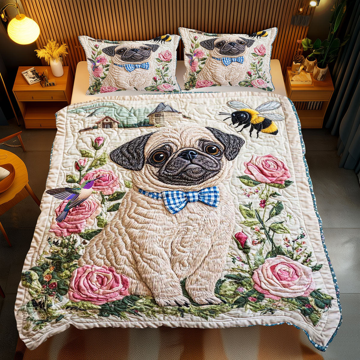 Gentleman Pug WP0512048CL Duvet Cover Set