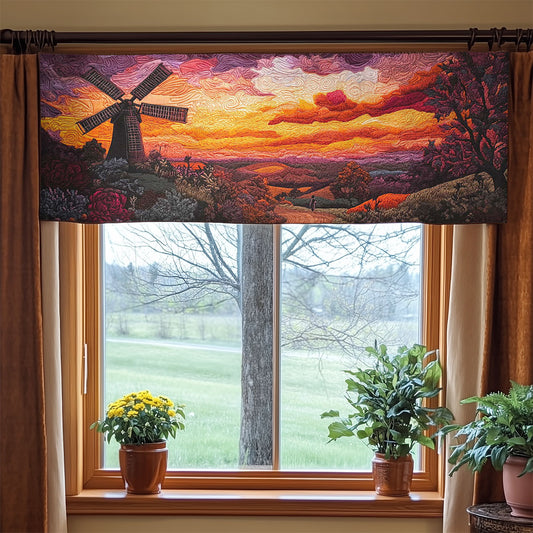 Windmill In The Mist WN2304048CL Quilted Valance