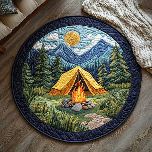 Serene Camp WN1703079CL Quilted Round Mat