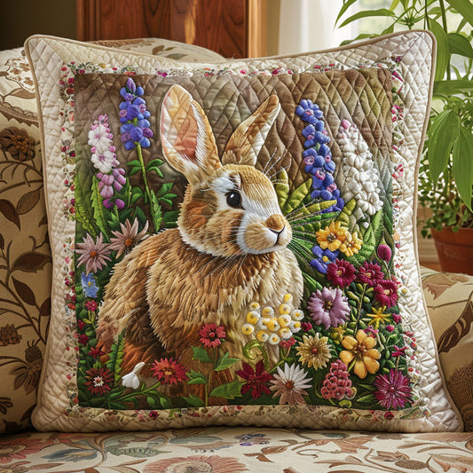 Rabbit Flower CW1001031CL Quilt Pillow Case