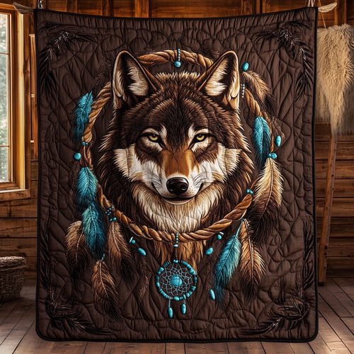Wolf Native American CW1505148CL Quilt