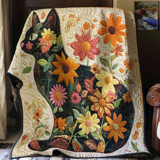 Flower Cat WJ2503008CL Quilt
