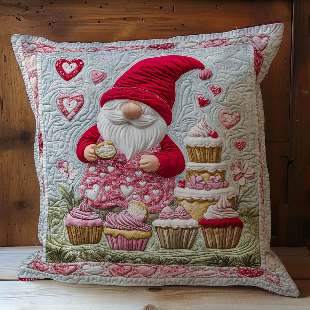 Gnome Baker WY2401011CL Quilt Pillow Case