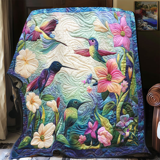 Hummingbird Floral YR3012049CL Quilt