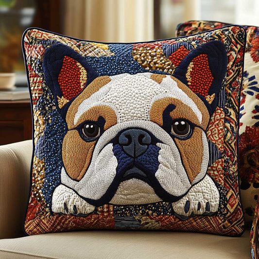 Funny Pug CQ1504007CL Quilt Pillow Case