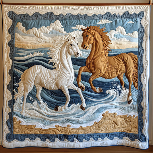 Ocean Spirit Horse Duo LT0910050CL Quilt