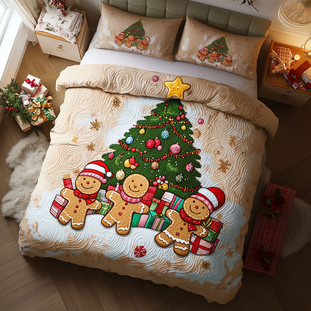 Gingerbread Cozy Gathering WN1811009CL Duvet Cover Set