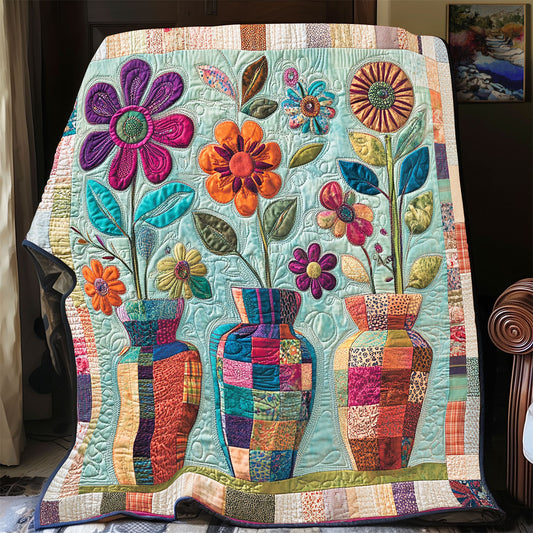 Handmade Flower Pots CQ1606016CL Quilt