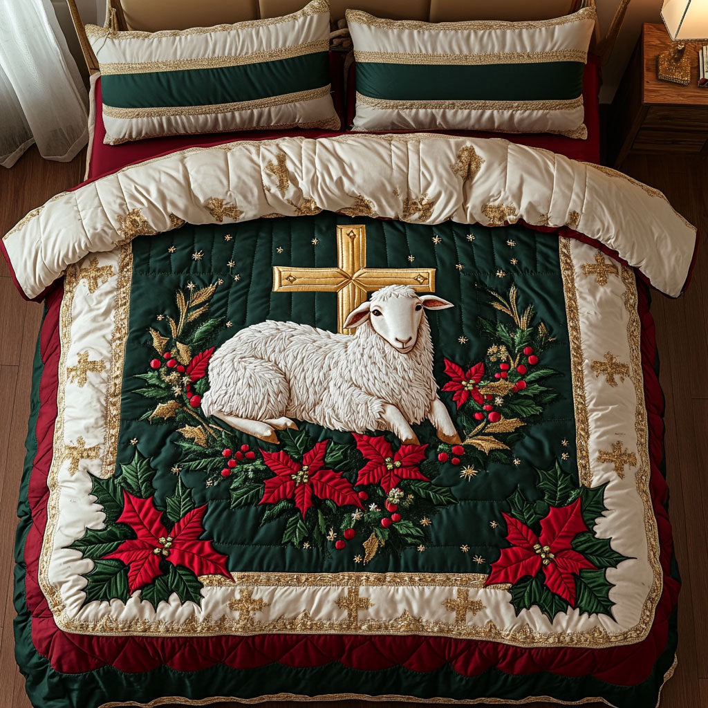 Holy Night Sheep WN3010035CL Duvet Cover Set