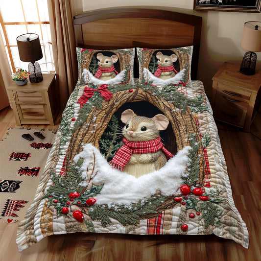 Cozy Winter Mouse WX1312062CL Duvet Cover Set