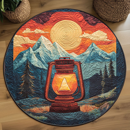 Serene Lantern WP2003091CL Quilted Round Mat