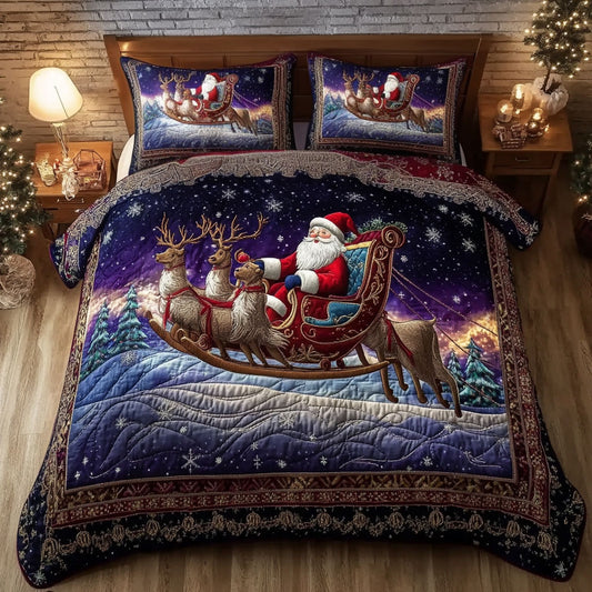 Santa Silent Night WN0210058CL Duvet Cover Set