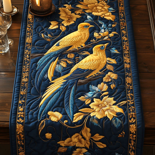 Golden Bird CM1705038CL Quilted Table Runner