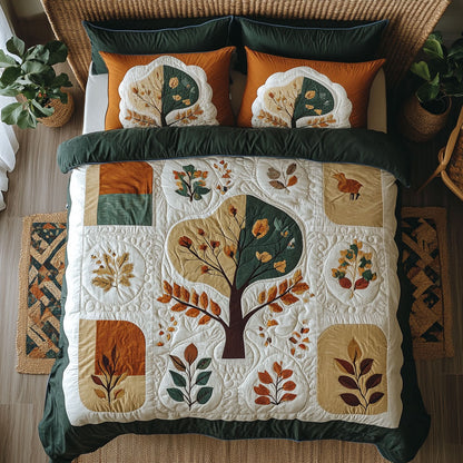 Golden Petal Tree WN0808130CL Duvet Cover Set