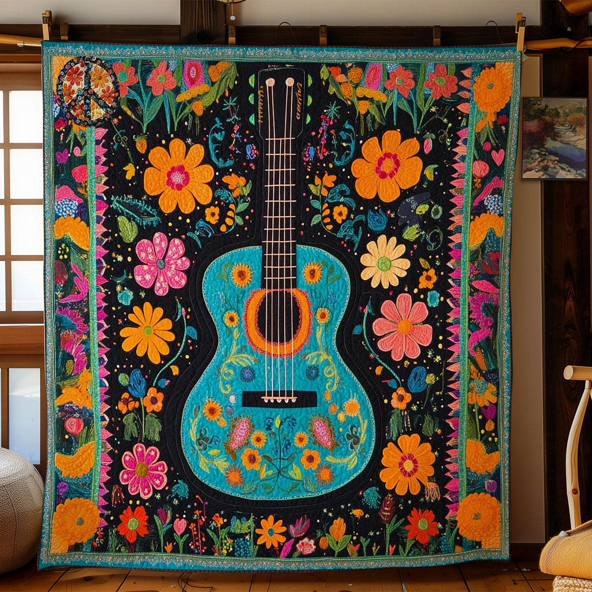 Guitar Of The Spirits WN1311024CL Quilt