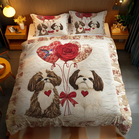 Shih Tzu Heart WN2412048CL Duvet Cover Set
