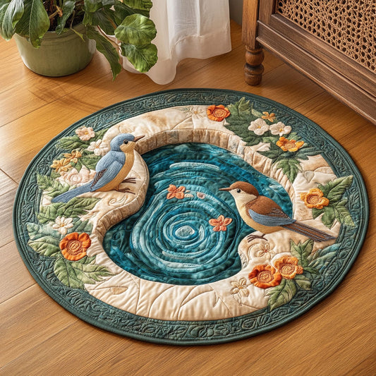 Blossom Circle CP0306011CL Quilted Round Mat