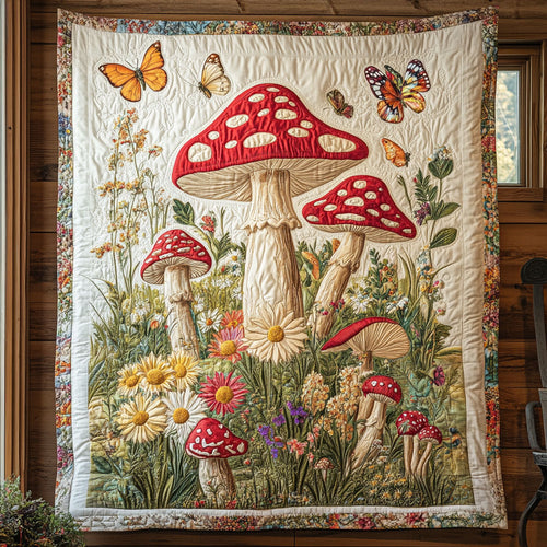 Mushroom Garden CW0107034CL Quilt