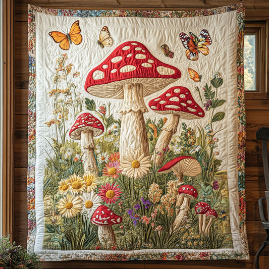Mushroom Garden CW0107034CL Quilt