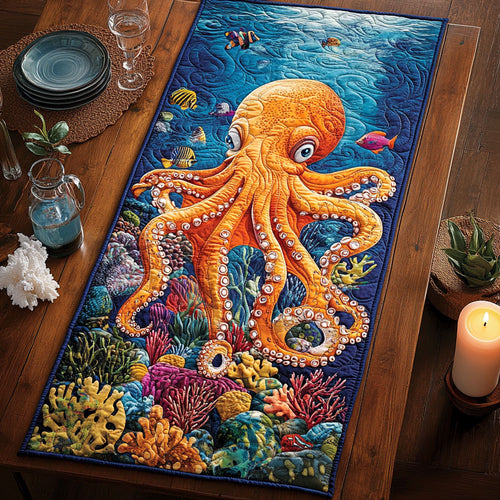 Octopus CW1005065CL Quilted Table Runner