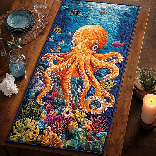 Octopus CW1005065CL Quilted Table Runner