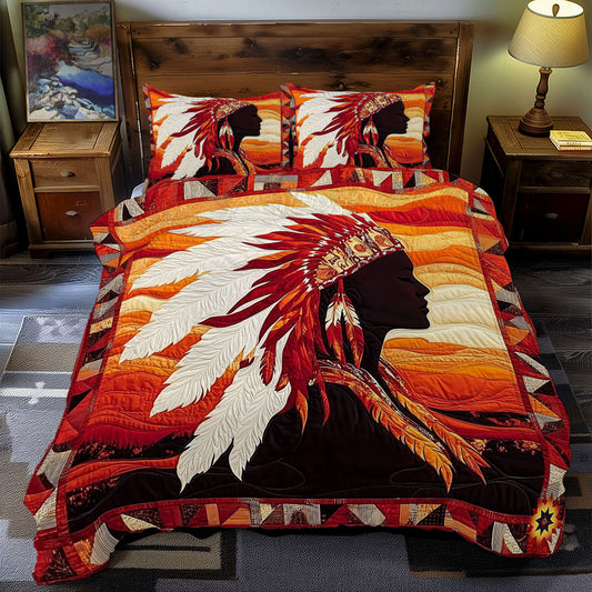 Aboriginal Portrait WY1612032CL Duvet Cover Set