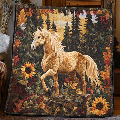 Golden Autumn Stallion WX1306016CL Quilt