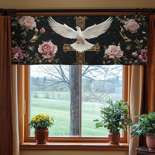Cross Dove WX0905015CL Quilted Valance