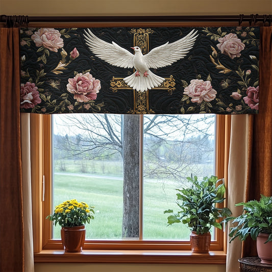 Cross Dove WX0905015CL Quilted Valance