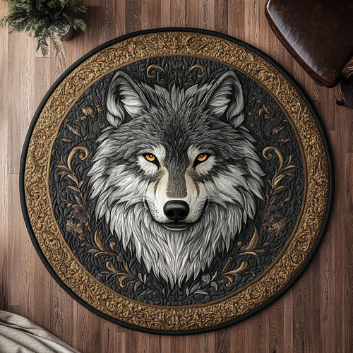 Royal Wolf CW0608013CL Quilted Round Mat
