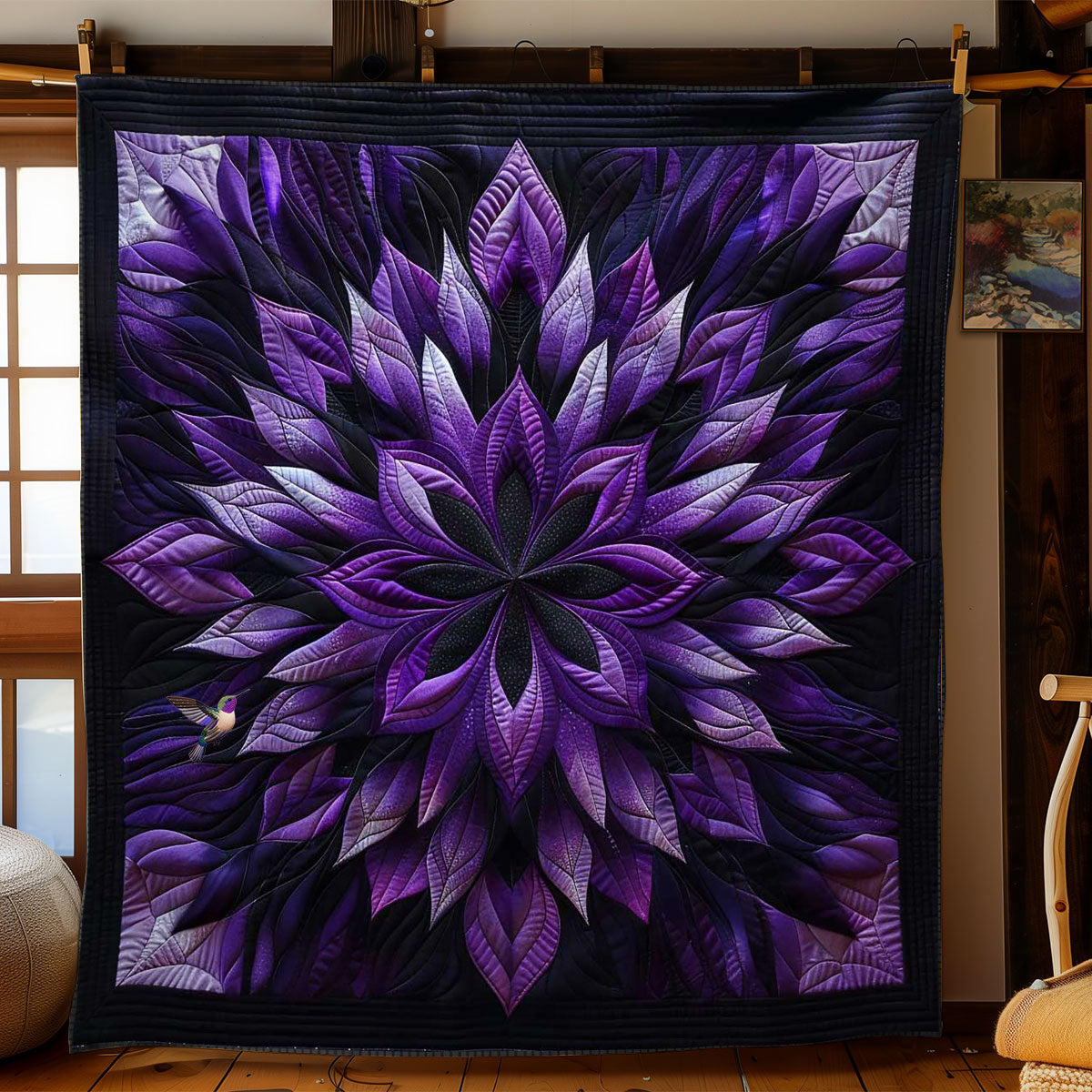 Mystic Purple Bloom WN1402059CL Quilt