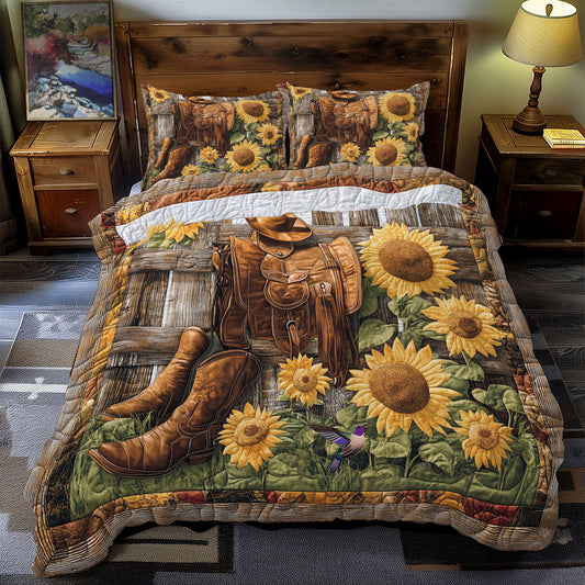 Sunflower Cowboy WY2012030CL Duvet Cover Set