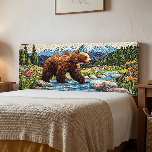 Wandering Bear QA1712001CL Quilted Headboard Slipcover