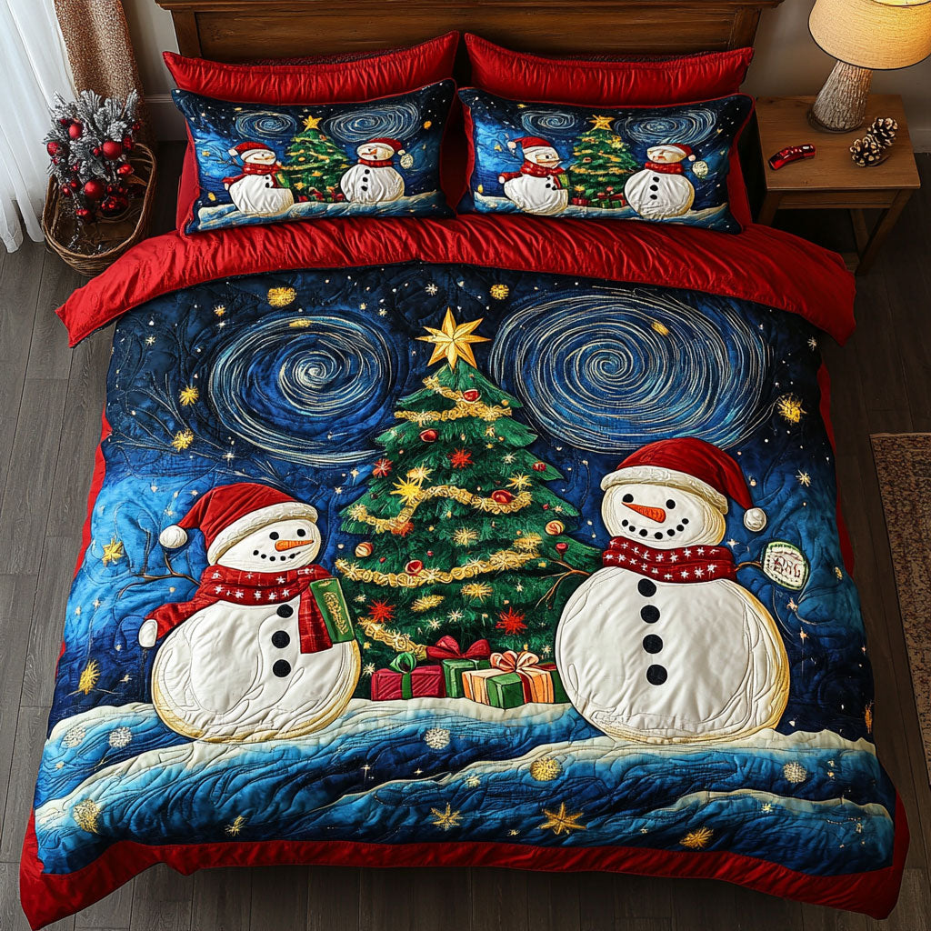 Starry Snowman CW0511070CL Duvet Cover Set