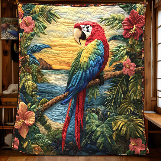 Sunlit Tropic Haven WP2003054CL Quilt