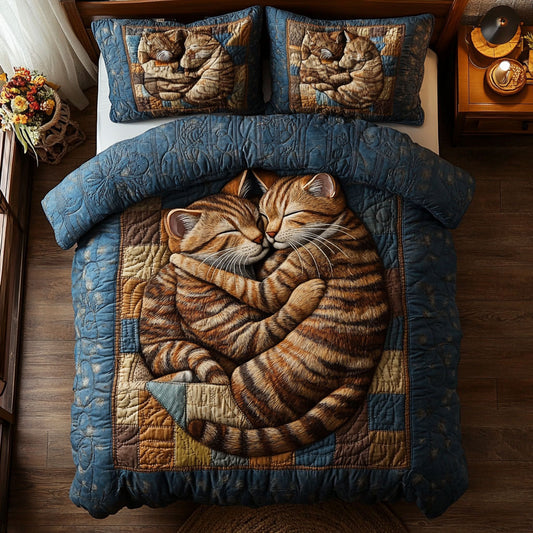 Sleeping Cat In Winter WY2702027CL Duvet Cover Set