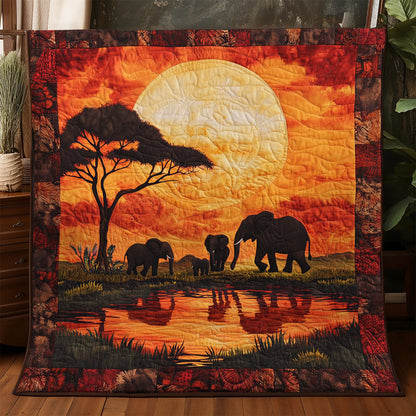 Desert Elephant WX3105018CL Quilt