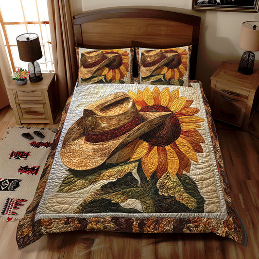 Cowboy Hat And Sunflower WX0612055CL Duvet Cover Set
