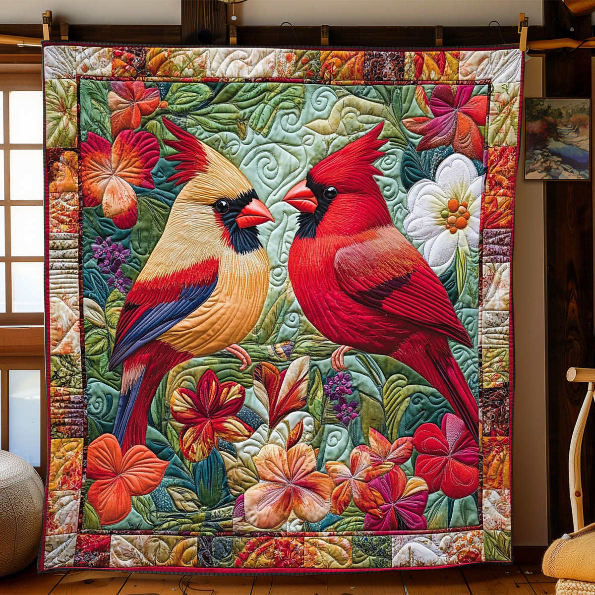 Cardinal Bloom WJ2712006CL Quilt