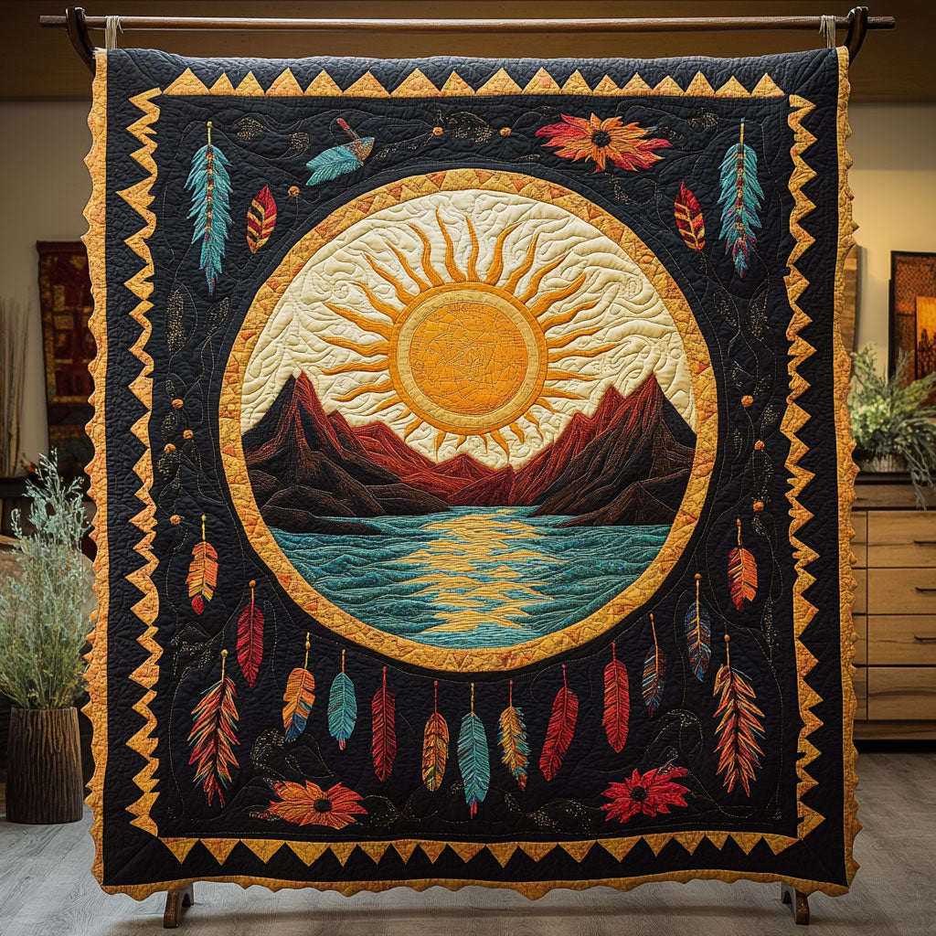 Feathered Horizon WY2807055CL Quilt