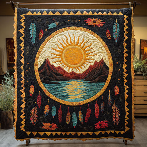 Feathered Horizon WY2807055CL Quilt
